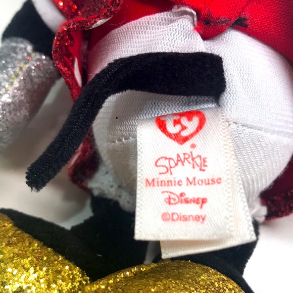 Ty Sparkle Mini Mouse 8” Height Disney Year 2022 - Picture 4 of 7